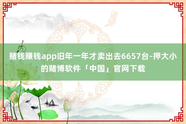 赌钱赚钱app旧年一年才卖出去6657台-押大小的赌博软件「中国」官网下载